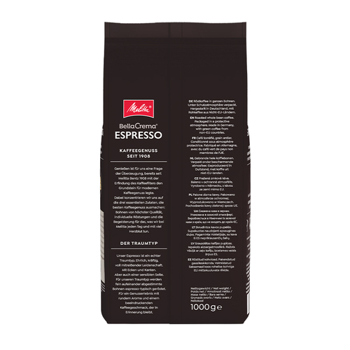 Кофе в зернах Melitta Bella Crema Espresso 1 кг