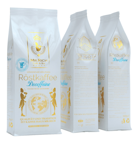 Кофе без кофеина в зернах Mr.Rich Decoffeine 500 г