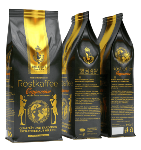 Кофе в зернах Mr.Rich Cappuccino 500 г