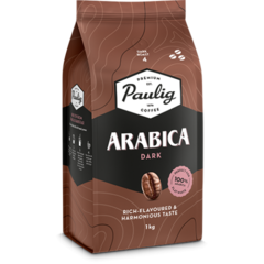 Кофе в зернах Paulig Arabica Dark 1 кг