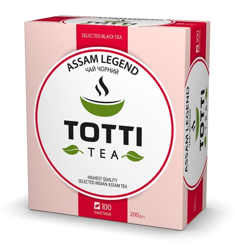 Черный чай Totti Assam Legend 100  пакетиков 200 г