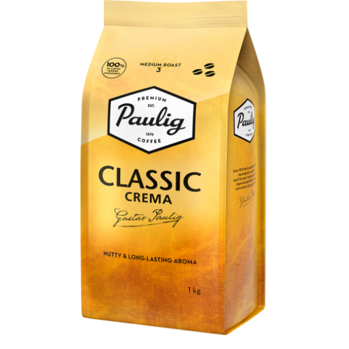 Кофе в зернах Paulig Classic Crema 1 кг