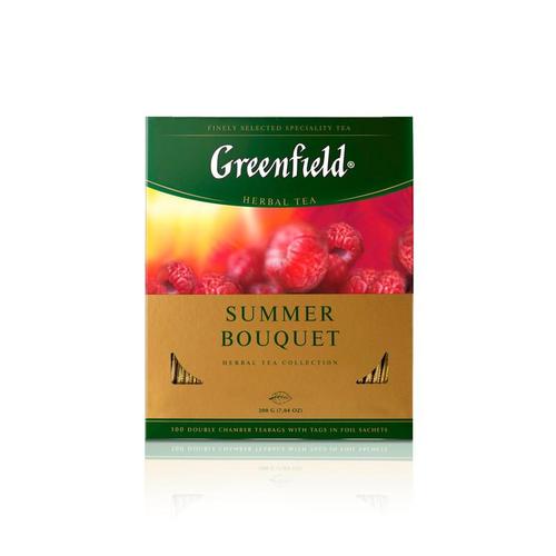 Фруктовый чай Greenfield Summer Bouquet 100 пакетов по 2 г