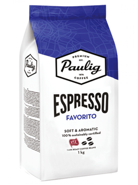 Кофе в зернах Paulig Espresso Favorito 1 кг Опт от 4 шт