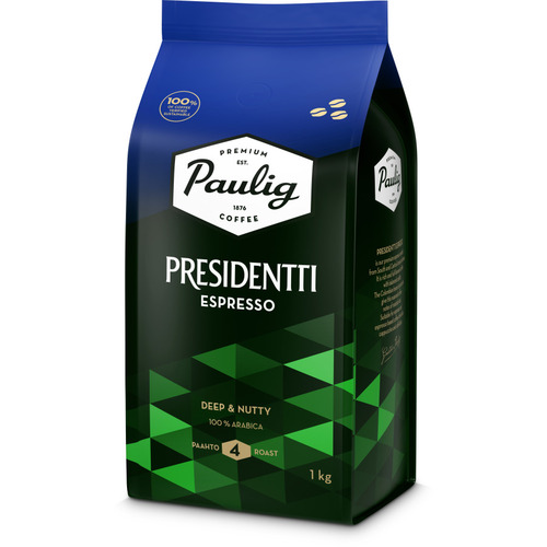 Кофе в зернах Paulig Presidentti Espresso 1 кг