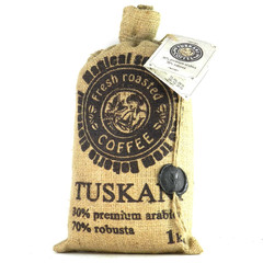 Кофе в зернах Tuskani 30% арабика 70% робуста 1 кг