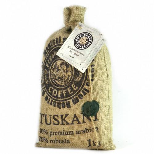 Кофе в зернах Tuskani 80% арабика 20% робуста 1 кг