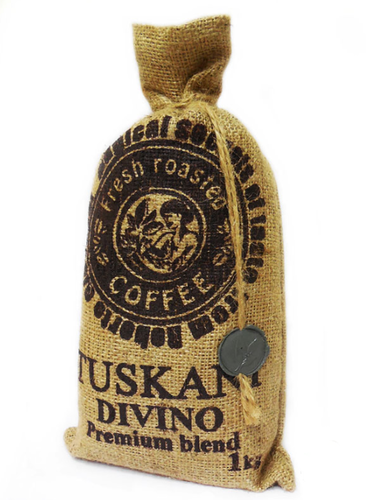 Кофе в зернах Tuskani Divino 60% арабика 40% робуста 1 кг
