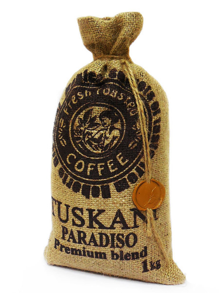 Кофе в зернах Tuskani Paradiso 100% арабика 1 кг Розница
