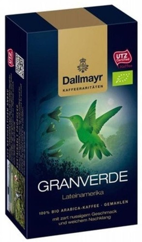 Кофе в зернах Dallmayr Granverde Bio 250 г