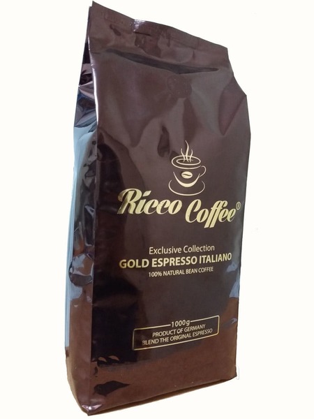 Кофе в зернах Ricco Coffee Gold Espresso Italiano 1 кг Розница