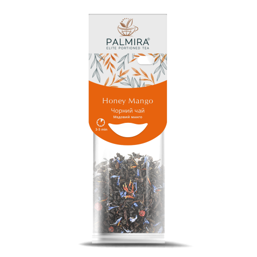 Черный чай Palmira Медовый манго 10 шт по 2.5 г