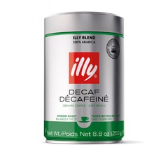 Молотый кофе без кофеина ILLY Decaff 250 г