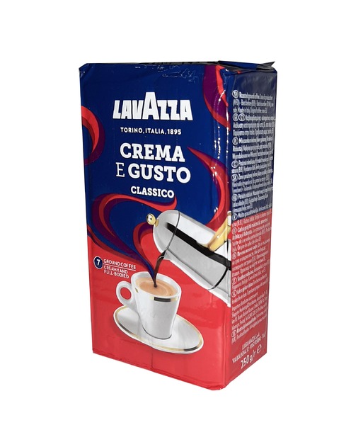 Молотый кофе Lavazza Crema e Gusto classico 250 г Розница
