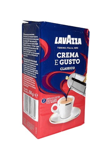 Молотый кофе Lavazza Crema e Gusto classico 250 г