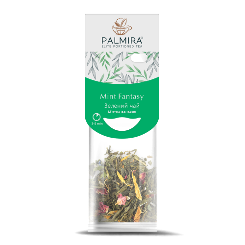 Зеленый чай Palmira Мятная фантазия 10 шт по 2.5 г