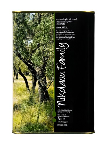 Оливковое масло Nikolaou Family Extra Virgin Olive Oil 3 л