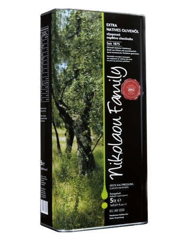 Оливковое масло Nikolaou Family Extra Virgin Olive Oil 5 л