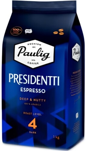 Кофе в зернах Paulig Presidentti Espresso 1 кг