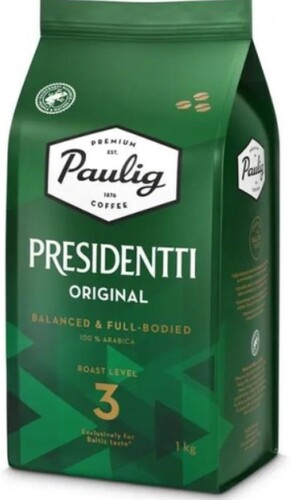 Кофе в зернах Paulig Presidentti Original 1 кг