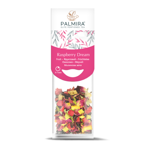 Фруктовый чай Palmira Малиновая мечта 10 шт по 2.4 г