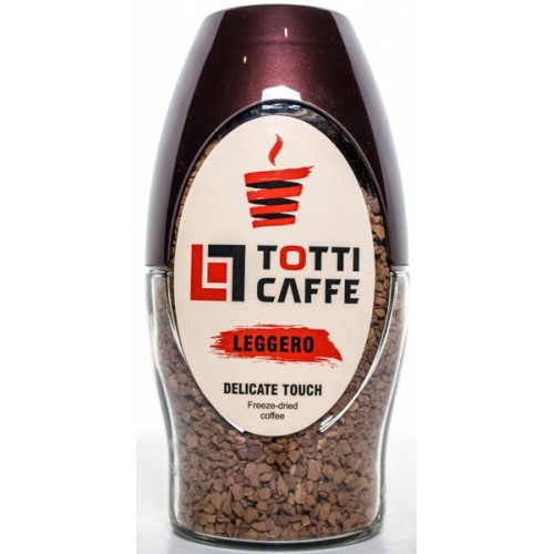 Растворимый кофе Totti Caffe Leggero стекло 95 г