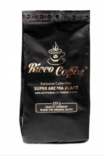 Молотый кофе Ricco Coffee Super Aroma Black 225 г