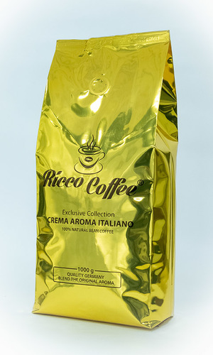 Кофе в зернах Ricco Coffee Crema Aroma Italiano 1 кг