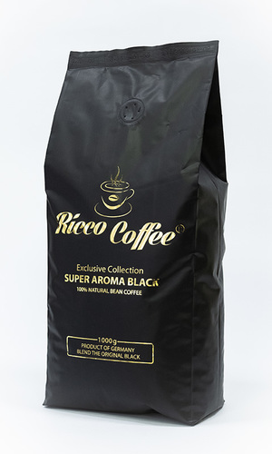 Кофе в зернах Ricco Coffee Super Aroma Black 250 г